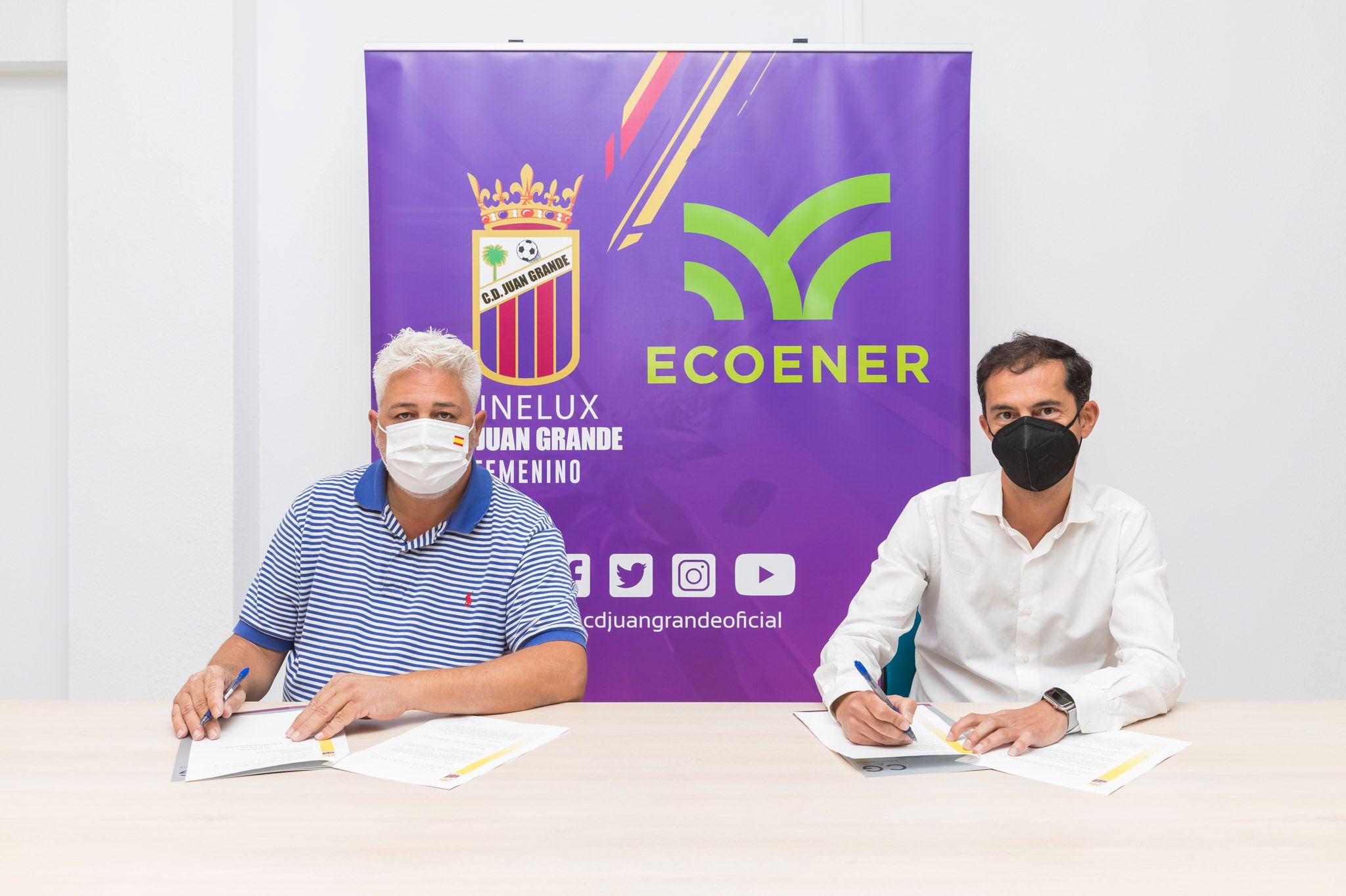 Ecoener, patrocinador del Club de fútbol femenino Ginelux Juan Grande de Gran Canaria