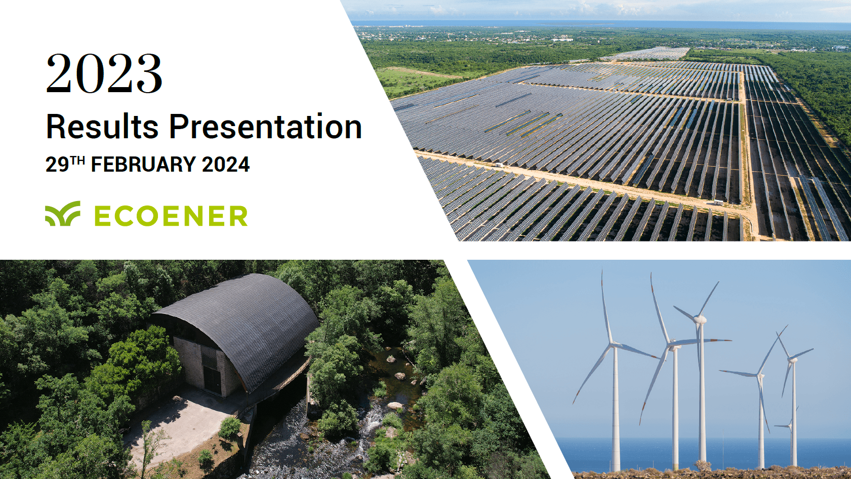 Ecoener obtiene un beneficio neto de 12 millones de euros en 2023