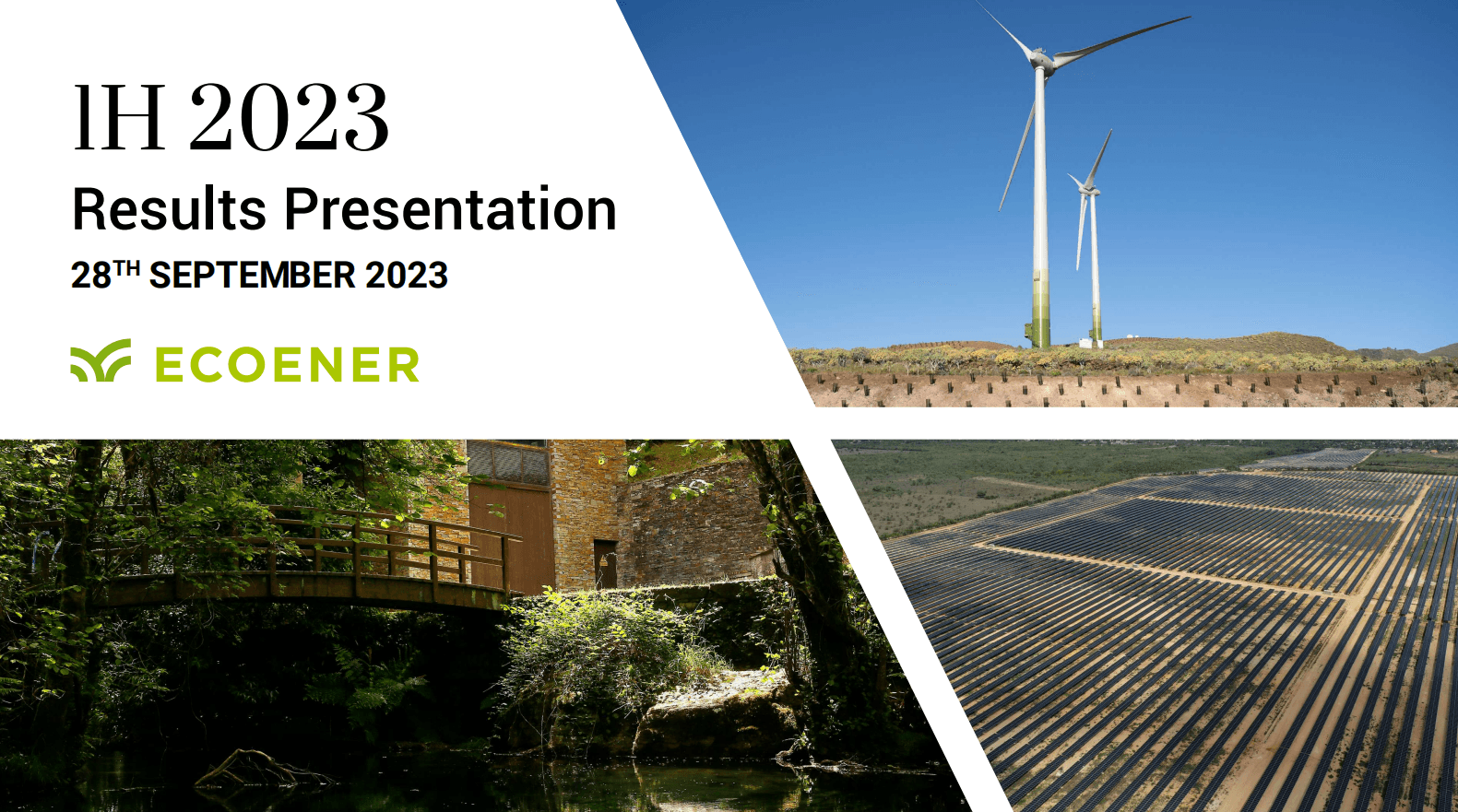 Ecoener alcanzará los 1.000 MW en activos en 2025