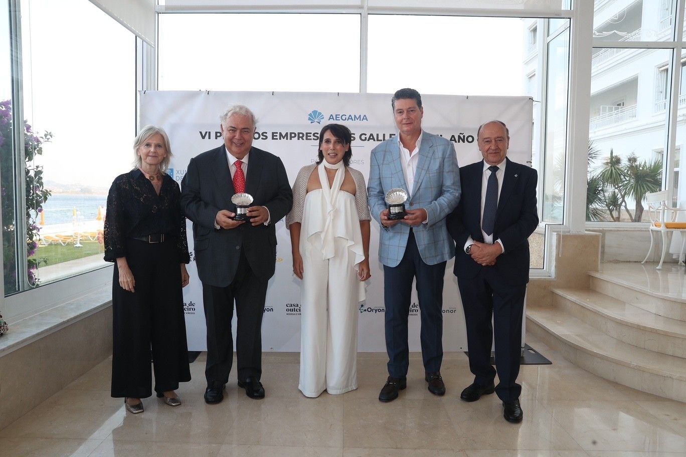 Luis de Valdivia, reconocido como empresario gallego del año en los premios AEGAMA